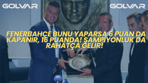 Fenerbahçe Bunu Yaparsa 6 Puan da Kapanır, 16 Puanda! Şampiyonluk da RAHATÇA GELİR!  